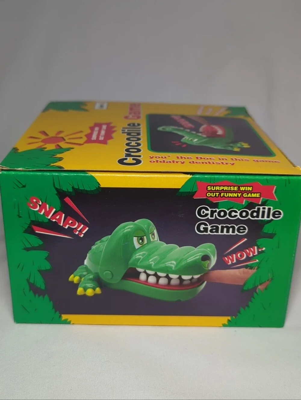 Upgraded Crocodile Teeth Dentist Game For Kids, Alligator Push Teeth Down Game
